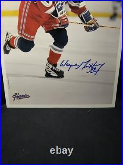 Wayne Gretzky Signed 8x10 Photo New York Rangers