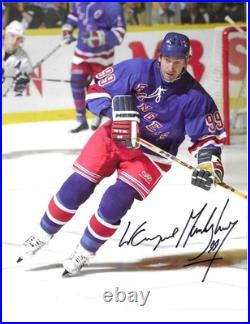 Wayne Gretzky Signed 8x10 Photo New York Rangers The Great One NHL Legend