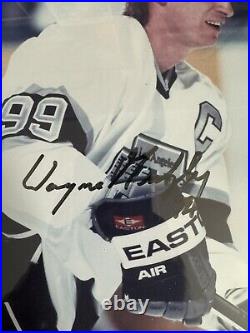 Wayne Gretzky Signed 8x10 Photo Plaque Lefty's COA Los Angeles Kings HOF
