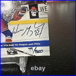 Wayne Gretzky Signed 97-98 Upper Deck Rangers BuyBack Auto Certified 190/500