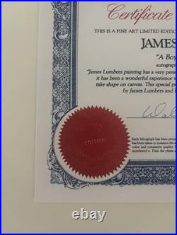 Wayne Gretzky Signed'A Boy and His Dream' #4/999 James Lumbers COA