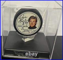 Wayne Gretzky Signed ALL TIME SCORING RECORD LE#365 of 1851 Hockey Puck
