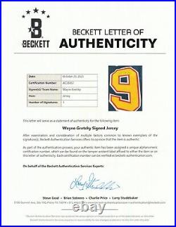 Wayne Gretzky Signed Authentic CCM St Louis Blues Jersey 1995-96 A Beckett Loa