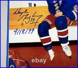 Wayne Gretzky Signed Auto Autograph 11x14 Final Game Photo Wga Like Uda Psa/dna