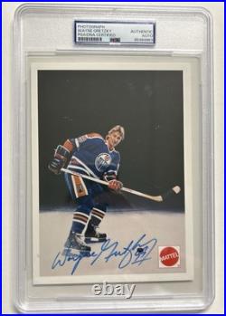 Wayne Gretzky Signed Auto Autograph Early Era Edmonton Oilers Mattel Psa/dna
