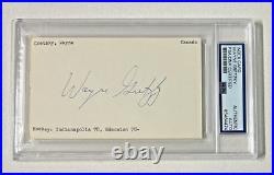 Wayne Gretzky Signed Auto Autograph Rookie Rc Index Card Edmonton Oilers Psa/dna