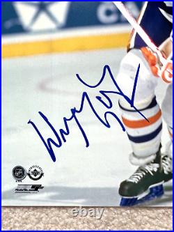 Wayne Gretzky Signed Autograph 8x10 Photo Connor McDavid Edmonton Oilers COA JSA