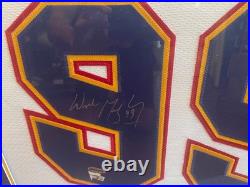 Wayne Gretzky Signed Autograph Framed CCM St. Louis Blues Jersey Uda Fanatics