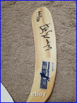 Wayne Gretzky Signed Autograph Hall Of Fame Hockey Stick Uda Holo & Coa Ltd. 199