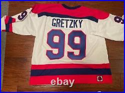 Wayne Gretzky Signed Autograph Indianapolis Racers K1 Jersey Uda Coa Ltd 18/18