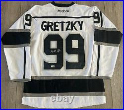 Wayne Gretzky Signed Autograph La Los Angeles Kings #99 Jersey & Beckett Coa Loa