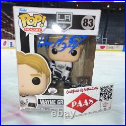 Wayne Gretzky Signed Autograph NHL Funko Pop Auto #83 WithCOA Los Angeles Kings