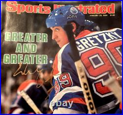 Wayne Gretzky Signed Autograph Sports Illustrated Jan 23 1984 Beckett COA