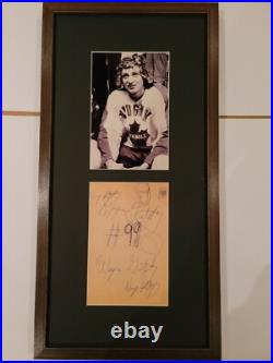 Wayne Gretzky Signed Autograph Super rare 1/1