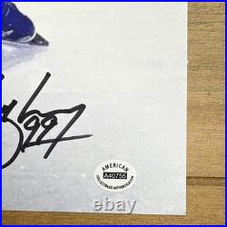 Wayne Gretzky Signed Autographed 11x14 Photograph NY Rangers COA Hologram