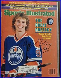 Wayne Gretzky Signed Autographed 1st Sports Illustrated Cover 10/12/81