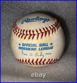 Wayne Gretzky Signed Autographed American League Baseball COA PEFECT SIG