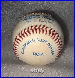 Wayne Gretzky Signed Autographed American League Baseball COA PEFECT SIG