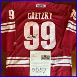 Wayne Gretzky Signed Autographed Authentic CCM Jersey JSA LOA Coyotes