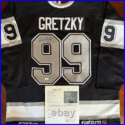 Wayne Gretzky Signed Autographed Authentic CCM Jersey JSA LOA Kings