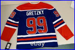 Wayne Gretzky Signed Autographed Authentic Oilers Fanatics Jersey PSA DNA
