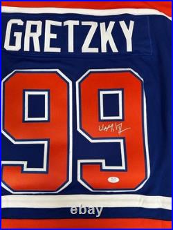 Wayne Gretzky Signed Autographed Authentic Oilers Fanatics Jersey PSA DNA