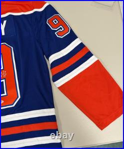 Wayne Gretzky Signed Autographed Authentic Oilers Fanatics Jersey PSA DNA