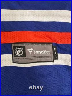 Wayne Gretzky Signed Autographed Authentic Oilers Fanatics Jersey PSA DNA