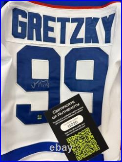 Wayne Gretzky Signed Autographed Edmonton Oilers NHL Jersey COA