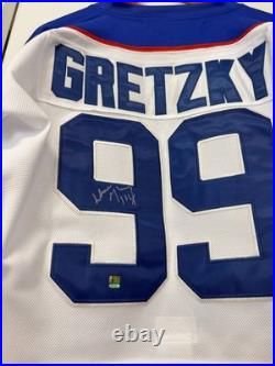 Wayne Gretzky Signed Autographed Edmonton Oilers NHL Jersey COA