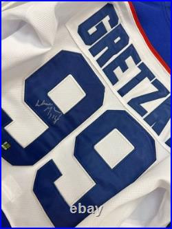 Wayne Gretzky Signed Autographed Edmonton Oilers NHL Jersey COA