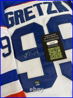 Wayne Gretzky Signed Autographed Edmonton Oilers NHL Jersey COA