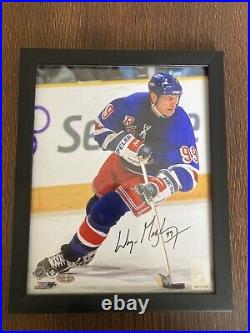 Wayne Gretzky Signed Autographed Framed 8x10 Auto COA With hologram HOF GOAT CLEAN