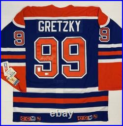 Wayne Gretzky Signed Autographed Jersey Edmonton Oilers CCM Authentic WGA Becket