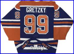 Wayne Gretzky Signed Autographed Jersey Edmonton Oilers CCM Authentic WGA Becket