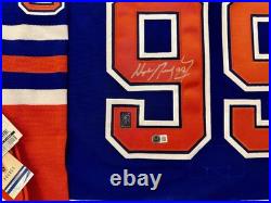 Wayne Gretzky Signed Autographed Jersey Edmonton Oilers CCM Authentic WGA Becket