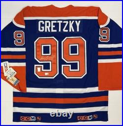 Wayne Gretzky Signed Autographed Jersey Edmonton Oilers CCM Authentic WGA Becket