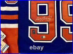 Wayne Gretzky Signed Autographed Jersey Edmonton Oilers CCM Authentic WGA Becket