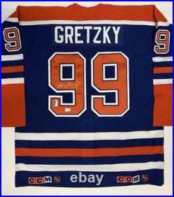 Wayne Gretzky Signed Autographed Jersey Edmonton Oilers CCM Authentic WGA Becket