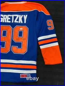 Wayne Gretzky Signed Autographed Jersey Edmonton Oilers PSA