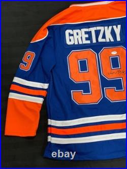 Wayne Gretzky Signed Autographed Jersey Edmonton Oilers PSA