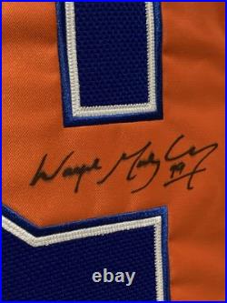 Wayne Gretzky Signed Autographed Jersey Framed Edmonton Oilers PSA