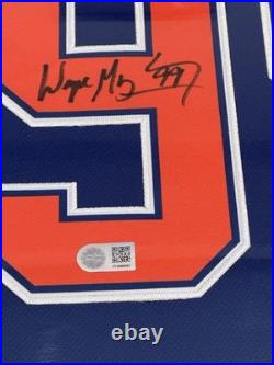 Wayne Gretzky Signed Autographed Jersey Framed Edmonton Oilers With COA