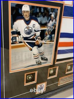 Wayne Gretzky Signed Autographed Jersey Framed LED Edmonton Oilers PSA