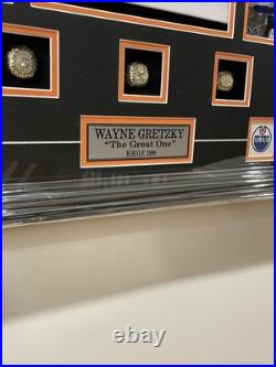 Wayne Gretzky Signed Autographed Jersey Framed LED Edmonton Oilers PSA