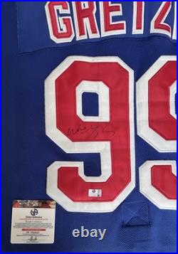 Wayne Gretzky Signed Autographed Jersey New York Rangers 99 COA Global Auth NHL