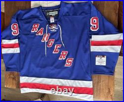 Wayne Gretzky Signed Autographed Jersey New York Rangers 99 COA Global Auth NHL
