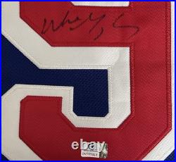 Wayne Gretzky Signed Autographed Jersey New York Rangers 99 COA Global Auth NHL