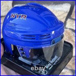 Wayne Gretzky Signed Autographed NY Rangers Mini Hockey Helmet Gretzky Hologram