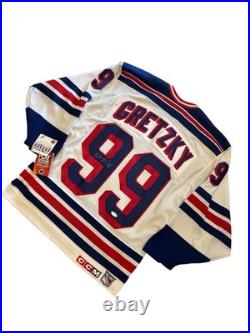 Wayne Gretzky Signed Autographed NY Rangers Vintage CCM Jersey NWT Authenticated
